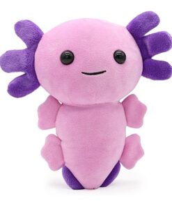 Axolotl Kuscheltier rosa lila 20 cm