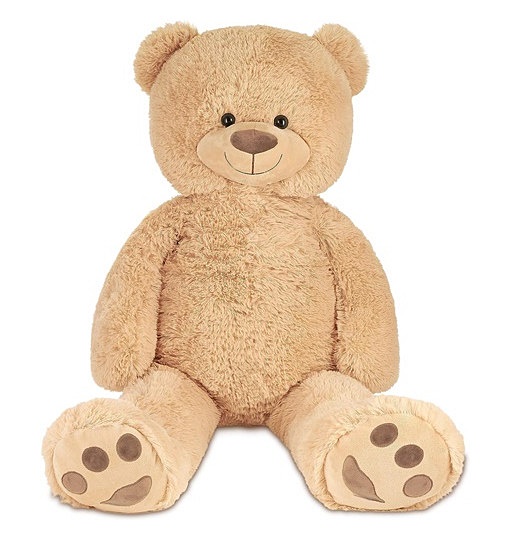 BRUBAKER XXL Teddybär 100 cm beige