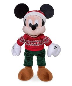 Disney Store Micky Maus Offizielles mittelgroßes Weihnachtskuscheltier, 41 cm
