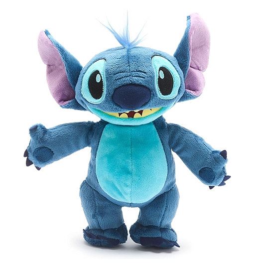 Disney Store Offizielles stehendes Kuscheltier Stitch, Lilo & Stitch, 22 cm