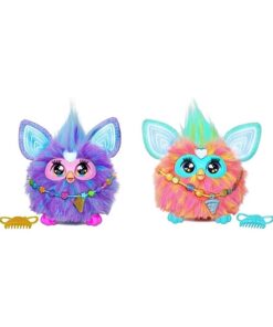 Furby interaktives Plüschspielzeug (orange & lila) Deutsch