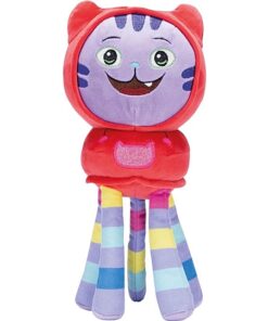 Gabby's Dollhouse DJ Katzenminze Plüschfigur 28 cm offizielles Produkt