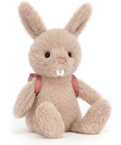 Jellycat Kuscheltier Amuseable Hase mit Rucksack 22 cm