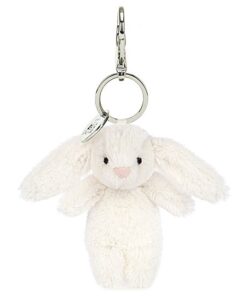 Jellycat Kuscheltier Bashful Hase Creme Schlüsselanhänger 9cm