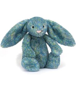 Jellycat Kuscheltier Bashful Hase Luxe Luxury Azurblau 31 cm