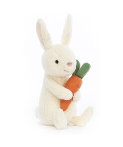 Jellycat Kuscheltier Hase Bobbi mit Karotte 18 cm