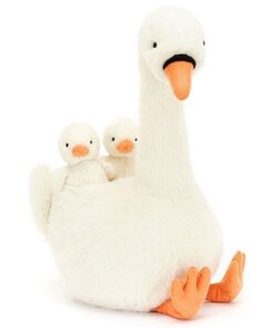 Jellycat Kuscheltier Schwan mit Zwei Babys 39cm