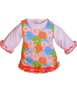 Living Puppets Geblümtes Kleid für Handpuppen 65 cm