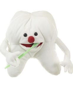 Living Puppets Handpuppe Backenzahn Quasselwurm 35 cm