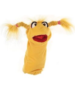 Living Puppets Handpuppe Fräulein Schnatterschnute Quasselwurm 38 cm