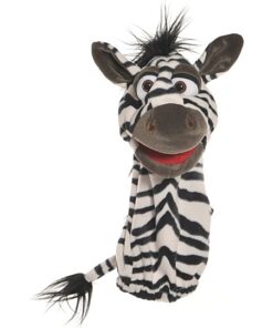 Living Puppets Handpuppe Zebra Quasselwurm 39 cm