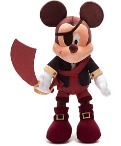 Micky Maus Kuscheltier Pirates of The Caribbean Offizieller Disney Store 34 cm