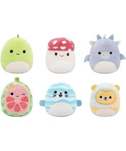 Micromallows 6 superweiche 6,5 cm Mini-Squishmallows SQMM0010