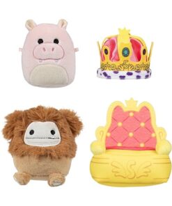 Micromallows Königliche Parade 4 superweiche 6,5 cm Mini-Squishmallows SQMM0014