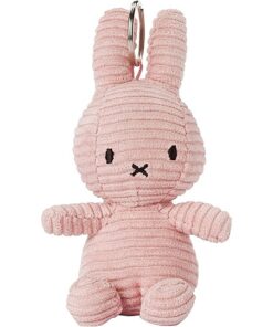 Miffy Hase Cord-Schlüsselanhänger rosa 10 cm