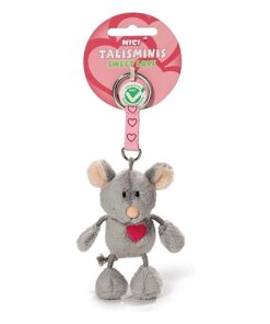 NICI 37388 - Schlüsselanhänger Maus, 7 cm Talisminis