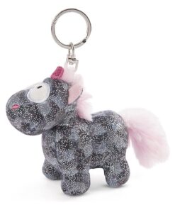 NICI 47648 Schlüsselanhänger Einhorn Diamond Dust 10cm, grau