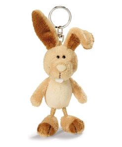NICI 47864 Schlüsselanhänger Hase 10cm, BRAUN