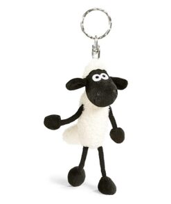 NICI 47867 Schlüsselanhänger Shaun das Schaf 10cm, WEIß