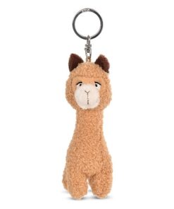 NICI 48600 Schlüsselanhänger Alpaka Al Paka Green 10cm, Hellbraun