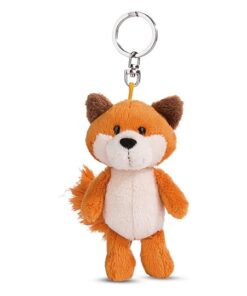 NICI 49140 Schlüsselanhänger Fuchs Fridalie 10cm orange-Nachhaltiger Begleiter Kuscheltieranhänger mit Schlüsselring für Schlüsselband, Schlüsselbund & Schlüsselhalter