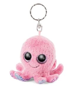 NICI Glubschis Das Original – Glubschis Schlüsselanhänger Oktopus Poli 8 cm – Oktopus Kuscheltieranhänger mit Schlüsselring für Schlüsselband, Schlüsselbund & Schlüsselhalter