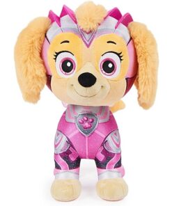 PAW Patrol Skye Kuscheltier Aus Der Mighty Kinofilm mit Glitzer-Uniform 30 cm