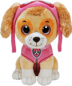 PAW Patrol Skye Plüsch Figur mit Glitzeraugen Softwool 24 cm