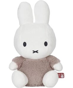 Pioupiou et Merveilles Miffy Fluffy Taupe Plüsch 25 cm