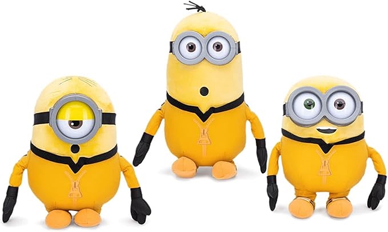 Play by Play Minion Kung Fu Bob Kevin Stuart 25/30 cm Plüschtiere Minions mit Plastikbrille