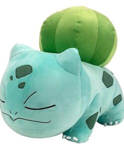 Pokémon Bisasam Schlafendes Kuscheltier XXL 45 cm PKW0221 offizielles Pokémon Plüsch