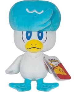 Pokémon Kwaks Kuscheltier 20 cm PKW3352 Offiziell lizenziertes Plüschfigur