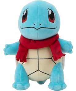 Pokémon Schiggy Kuscheltier mit Schal 20 cm PKW3102 offizielles Pokémon Plüsch