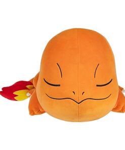 Pokémon Schlafendes Glumanda Kuscheltier 45 cm PKW3883 Offiziell lizenziertes Plüschfigur