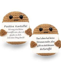 Positive Potato Pocket Hug 2 Glücksbringer 5 cm Deutsch