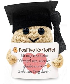 Positive Potato Pocket Hug Glücksbringer Prüfung Abitur 6.5 cm Deutsch