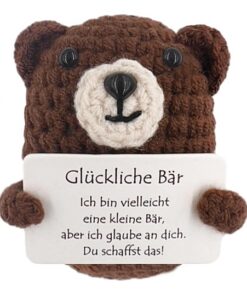 Positive Potato als Positive Bär Pocket Hug Glücksbringer 7 cm Deutsch