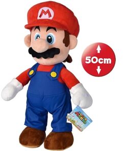 Simba Super Mario Plüsch Figur Mario XXL 50 cm Offizielles Kuscheltier
