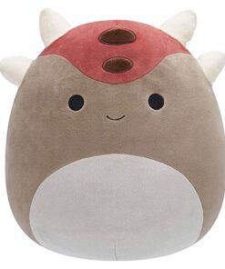 Squishmallows Ainhoca der Panzerdino 19 cm SQCR04091 Offizielles Kuscheltier