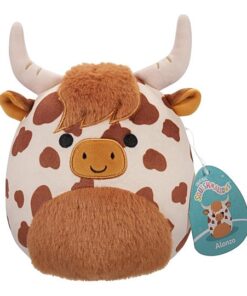 Squishmallows Alonzo die Hochlandkuh 19 cm SQCR05392 Offizielles Kuscheltier
