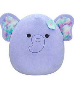 Squishmallows Anjali der lila Elefant 19 cm SQCR05378 Offizielles Kuscheltier