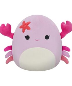 Squishmallows Cailey Pink Krabbe 19 cm SQCR04093 Offizielles Kuscheltier