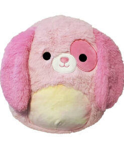 Squishmallows Chasen der rosa Hund 30 cm ‎SQCR00371 Fuzz-A-Mallows Kuscheltier