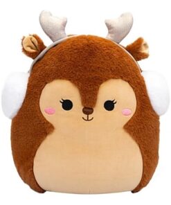 Squishmallows Darla das Weihnachts-Rentier 30 cm SQCR04175 FuzzAMallows Offizielles Kuscheltier