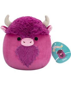Squishmallows Dave der Bison 19 cm SQCR06608 Offizielles Kuscheltier