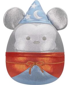 Squishmallows Disney 100 Celebration Glitzer-Zauberer Micky Maus 35 cm SQDI00220 Offizielles Kuscheltier