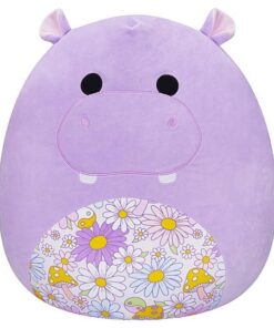 Squishmallows Hanna das lila Nilpferd 50 cm SQCR05494 Offizielles Kuscheltier