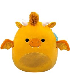 Squishmallows Mister der goldene Drache 40 cm SQCR06637 Offizielles Kuscheltier