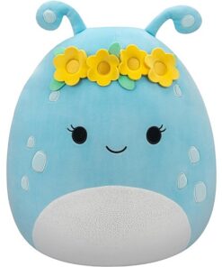 Squishmallows Natnat das Alien mit Blumenkrone 40 cm SQCR05479 Offizielles Kuscheltier