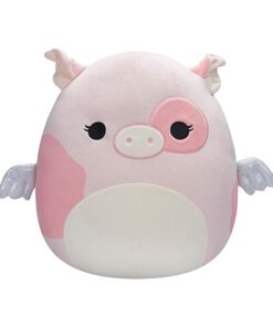Squishmallows Peety das rosa Schwein mit Flügeln 30 cm SQCR02405 Offizielles Kuscheltier